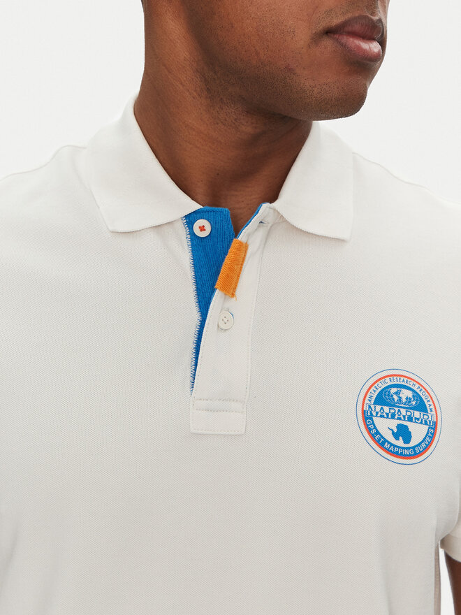Napapijri Napapijri Polo E-Clanis NP0A4ID3N1A1 Blanco Regular Fit
