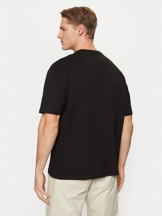 Guess Guess Marškinėliai M5RI35 K8FQ4 Juoda Oversize