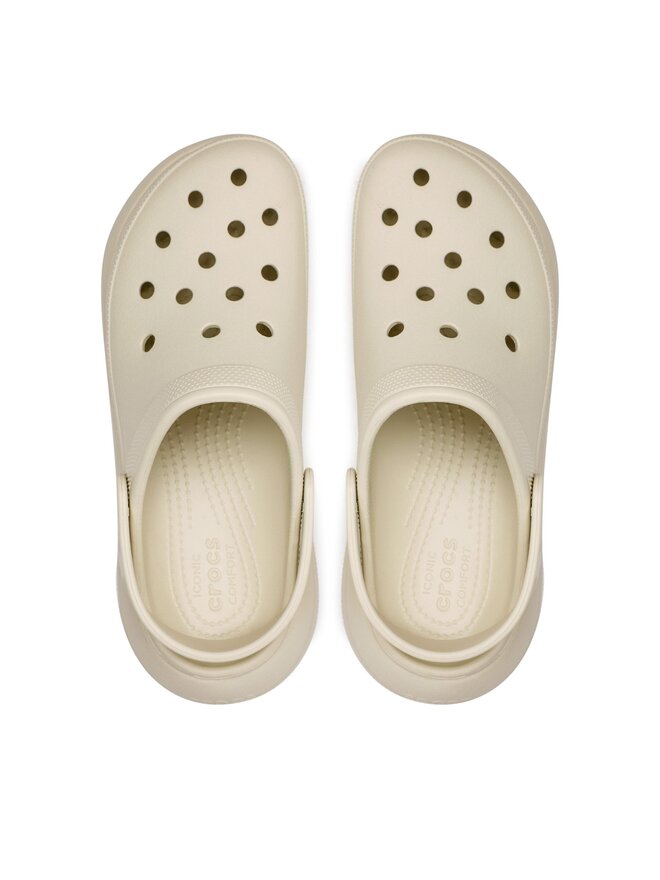 Crocs Pantoletten Crocs Classic Crush Clog 207521 Beige