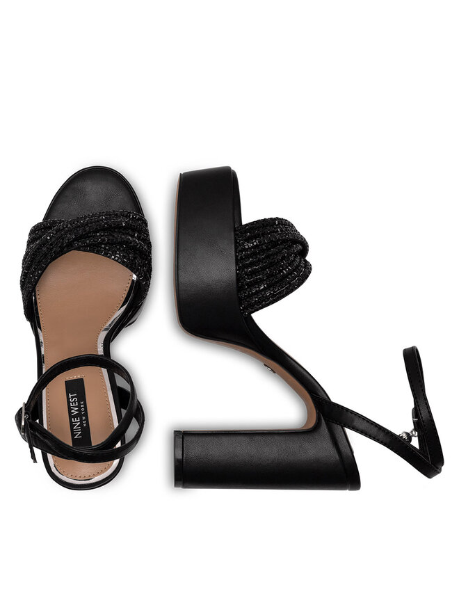 Nine West Сандали Nine West WFA2736-1 Черен