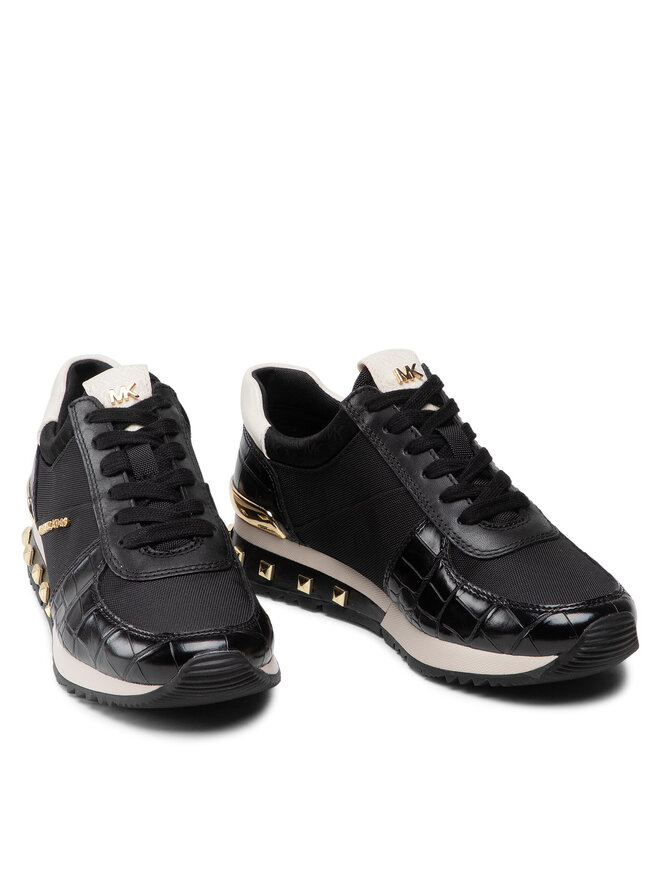 Sneakers MICHAEL Michael Kors Allie Wrap Trainer 43F1ALFS1D Schwarz eschuhe.at