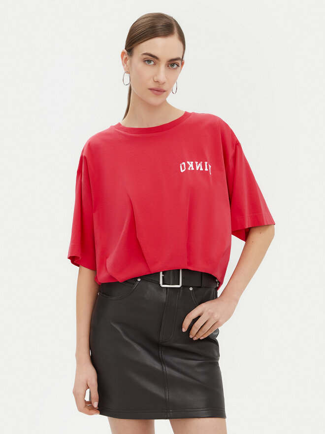 PINKO PINKO T-Shirt Torrone 104257 Rosa Regular Fit