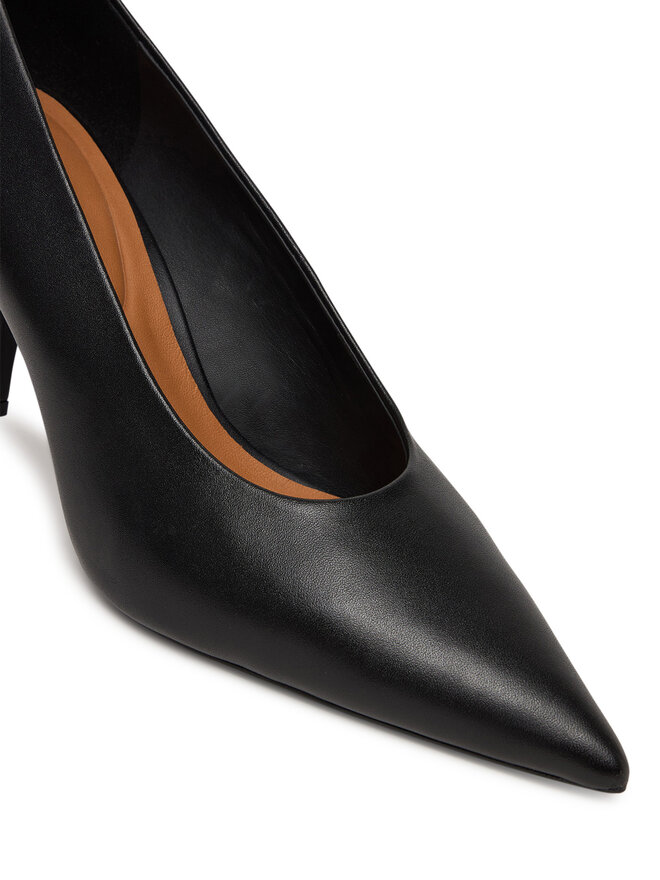 Tommy Hilfiger Pumps Tommy Hilfiger Th Smooth Leather Pump FW0FW08960 Schwarz