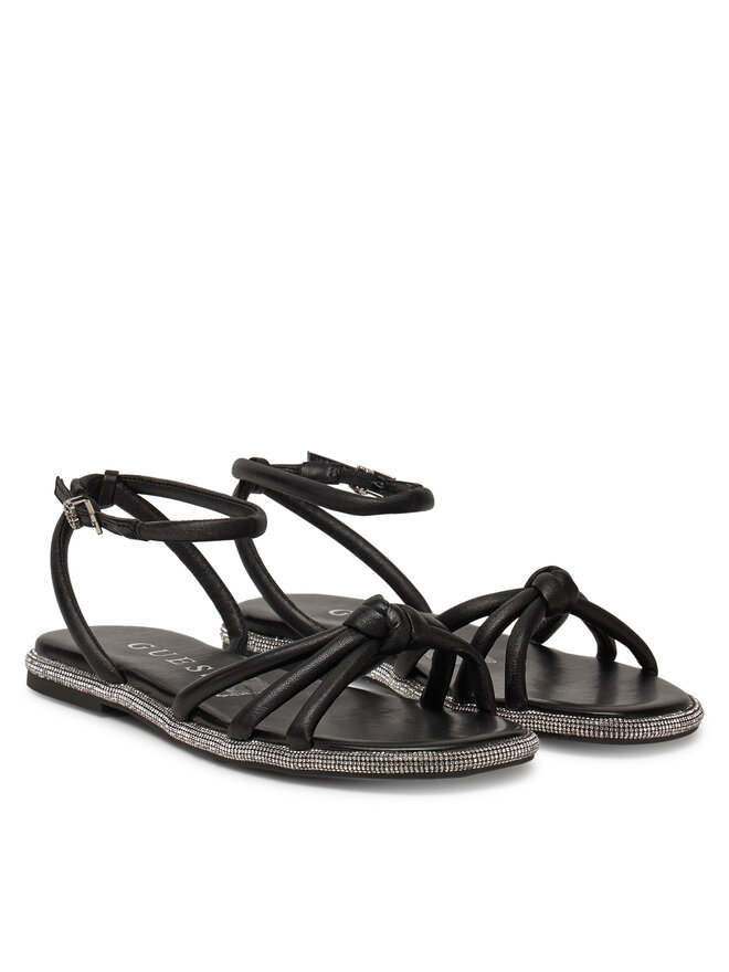 Guess Sandales Guess FLJSLO LEA03 Melns