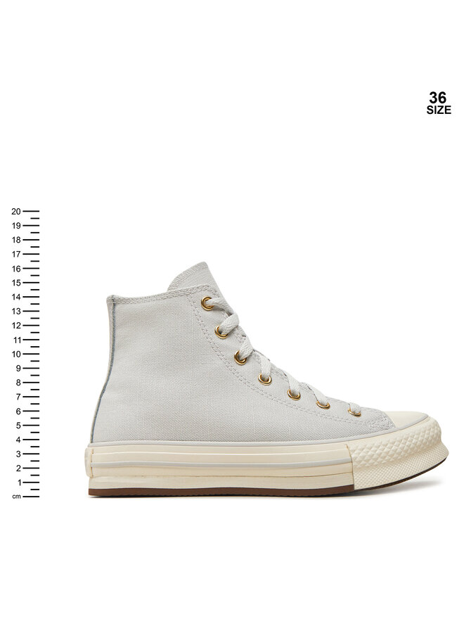 Converse Plátěnky Converse Chuck Taylor All Star Eva Lift Platform Tonal Canvas A10382C Šedá