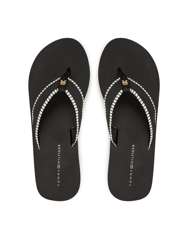 Tommy Hilfiger Flip flop Tommy Hilfiger FW0FW08738 Negru