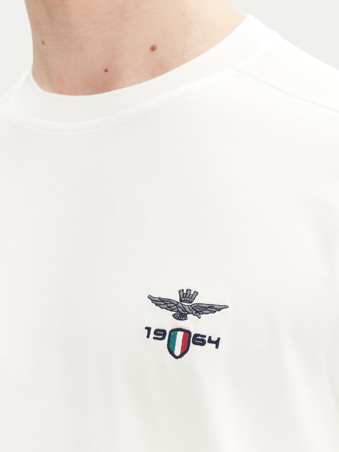 Aeronautica Militare Aeronautica Militare T-Shirt 251TS2380J674 Weiß Regular Fit