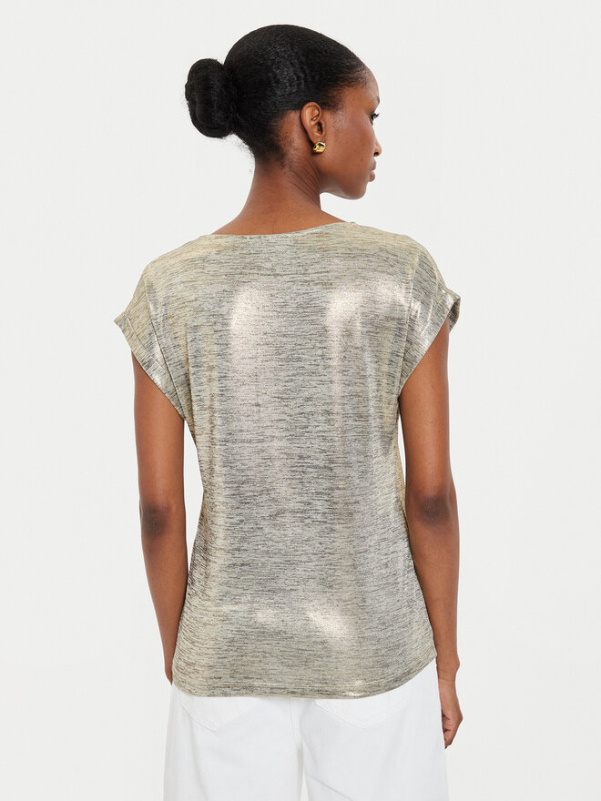 Morgan Morgan Camiseta 242-DAYA1 Oro Regular Fit