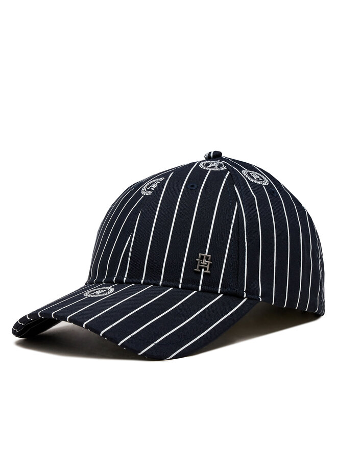 Tommy Hilfiger Kšiltovka Tommy Hilfiger Monogram Varsity Aop Cap AM0AM12247 Modrá