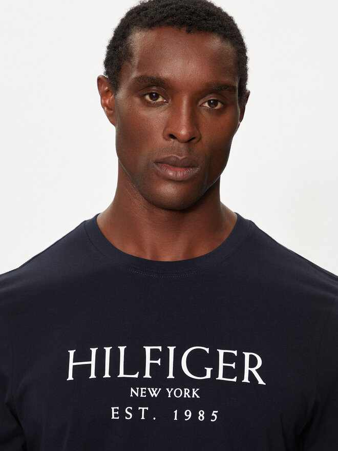 Tommy Hilfiger Tommy Hilfiger Póló MW0MW36499 Sötétkék Regular Fit