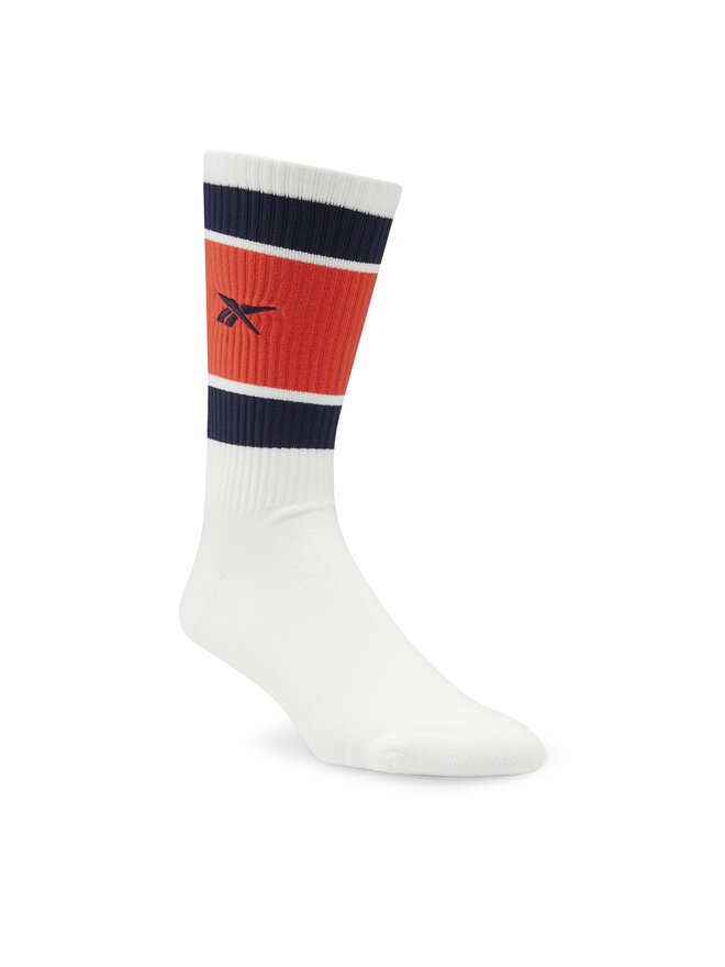 Red and white basketball socks 2025
