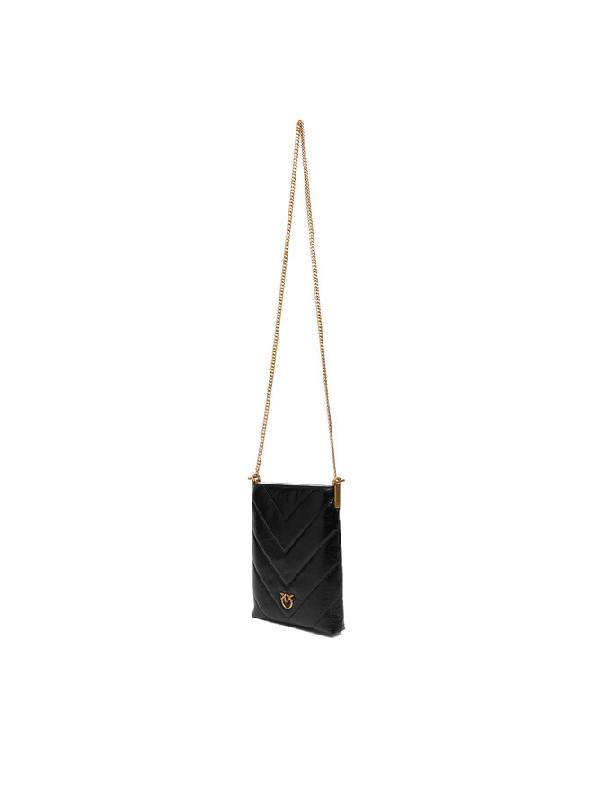 PINKO Handtasche PINKO Flat Satchel AI 25-26 PCPL 105352 A2W2 Schwarz