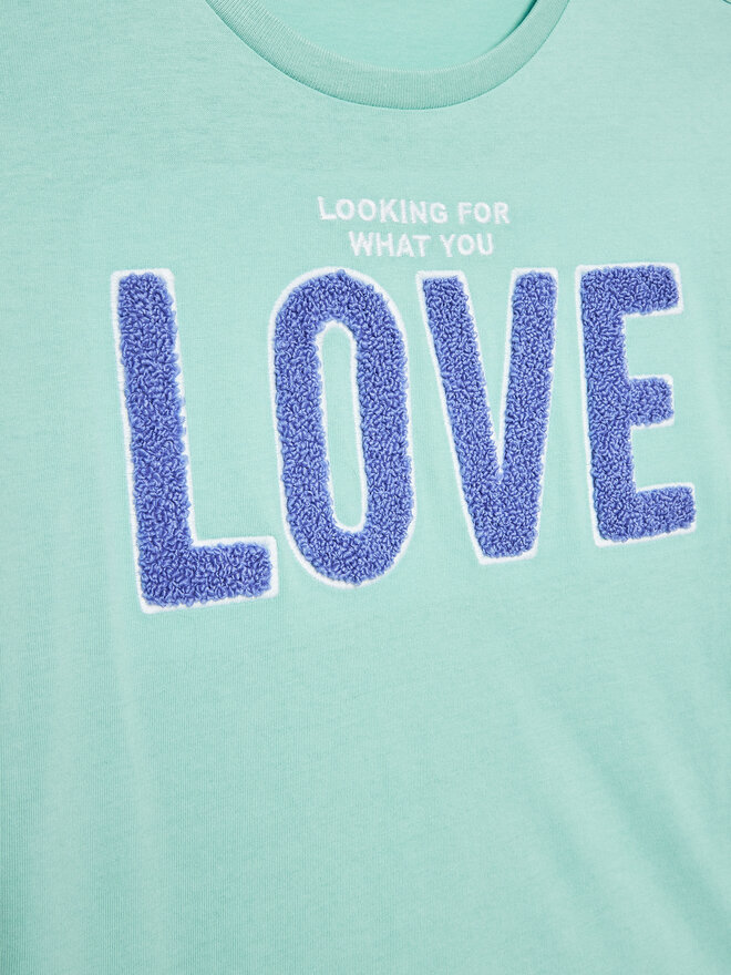 United Colors Of Benetton United Colors Of Benetton T-Shirt 3096C10AY Grün Oversize