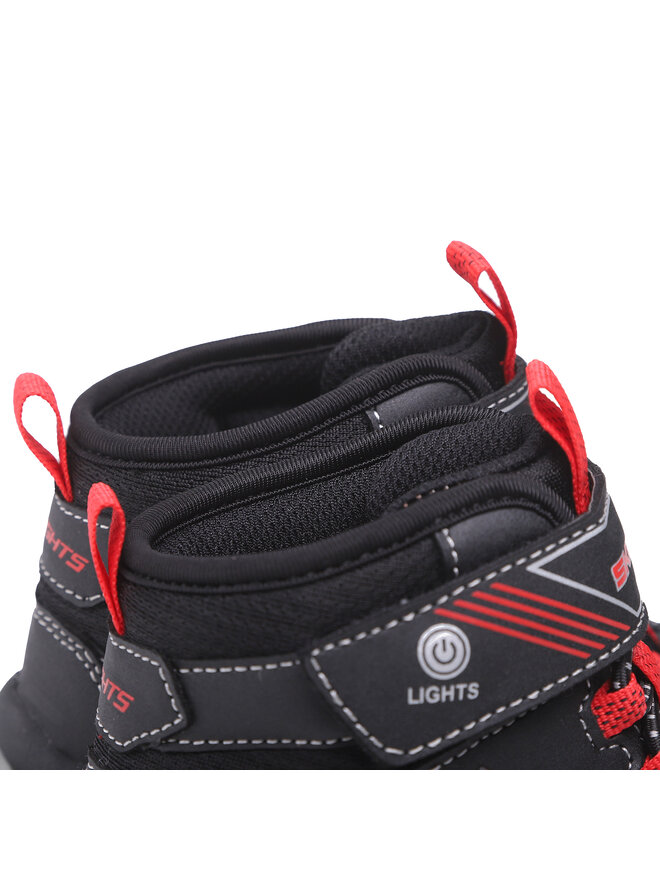 Skechers Ghete Skechers Flash Breeze 400131L/BKRD Negru