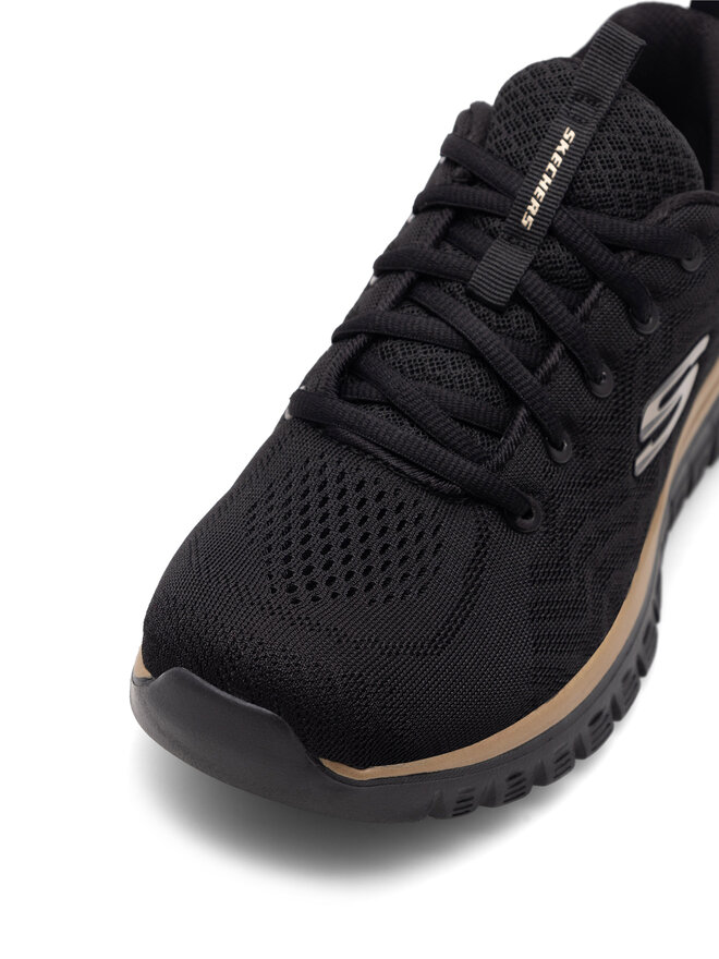 Skechers Sneakers Skechers GRACEFUL 12615 BKRG Schwarz