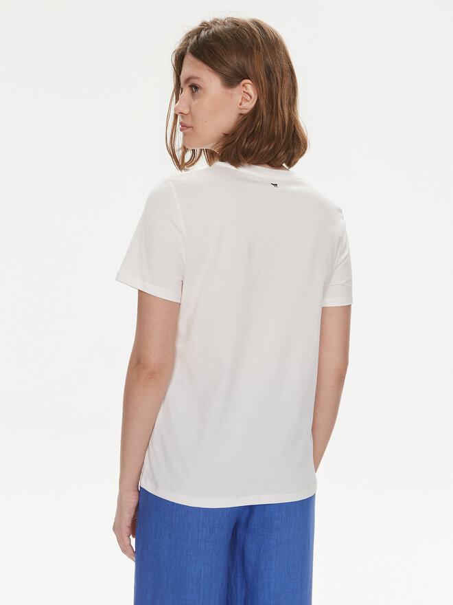 Weekend Max Mara Weekend Max Mara Camiseta Yen 2415971052 Blanco Regular Fit
