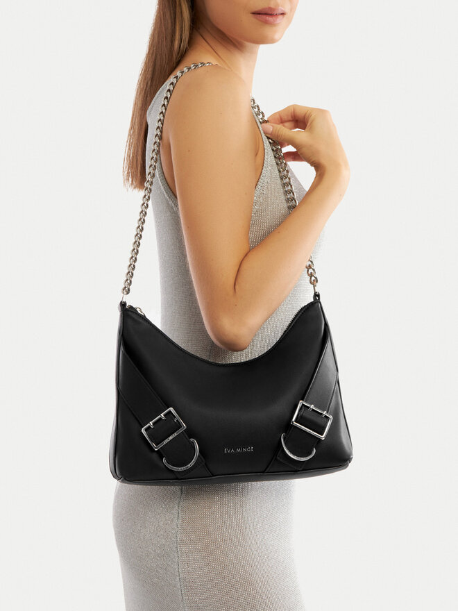 Eva Minge Handtasche Eva Minge ROSA-CS10376 Schwarz