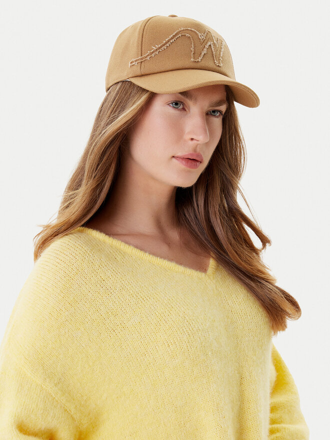 Weekend Max Mara Czapka z daszkiem Weekend Max Mara Rugiada 2525576054 Brązowy