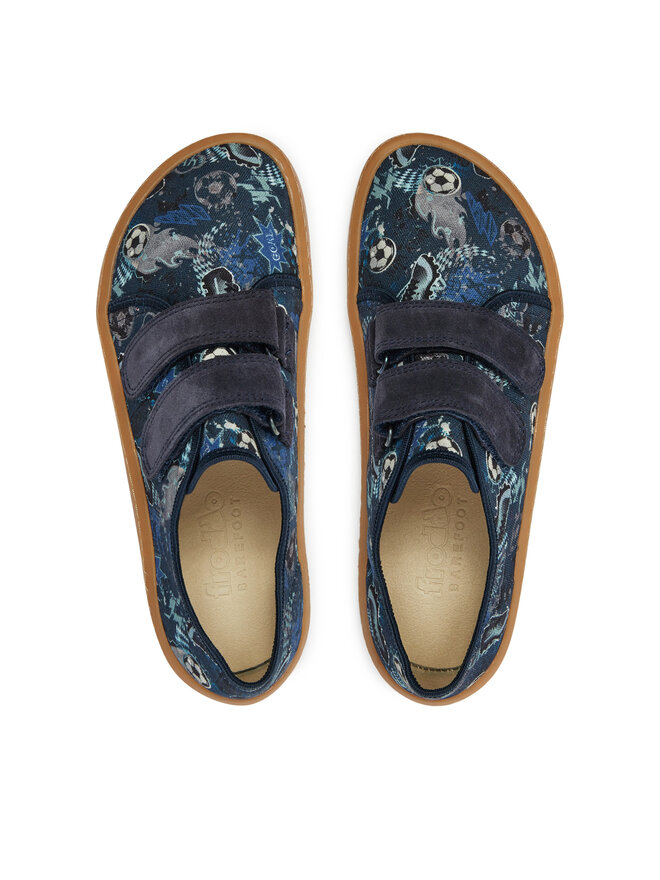Froddo Hausschuhe Froddo Barefoot Canvas G1700390 D Blau
