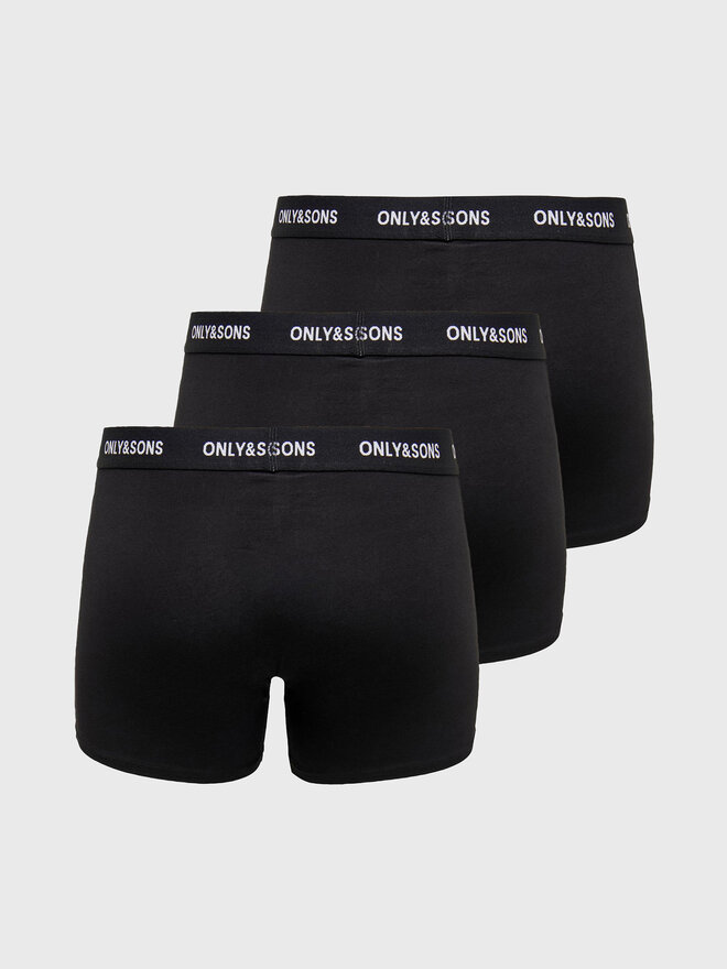 Only & Sons Only & Sons Σετ μποξεράκια 3 τμχ Fitz 22023854 Μαύρο