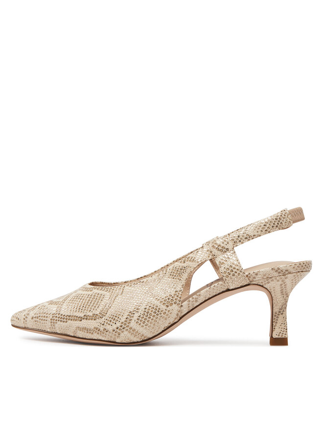 CAPRICE – Escarpins Femme à Talons – Largeur G, Semelle Memotion, Cuir De Qualité – Élégance Et Confort