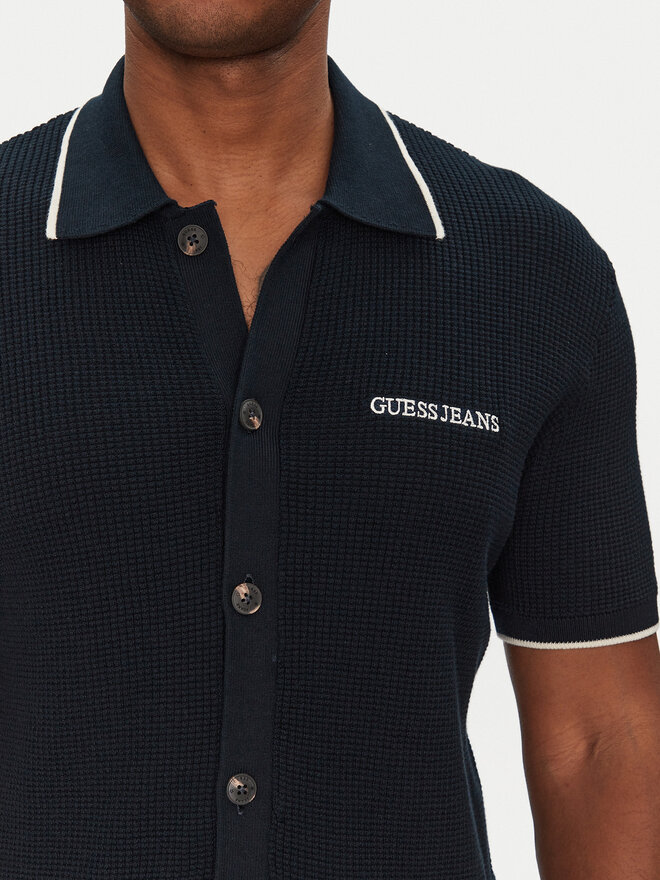 Guess Jeans Guess Jeans Polo marškinėliai M5GR18 Z3HM1 Tamsiai mėlyna Regular Fit