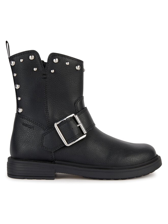 Geox Čizme Geox Jr Eclair J369QK 000BU C9999 S Crna