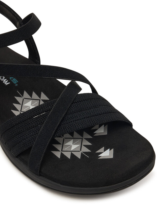 Skechers Sandalen Skechers Reggae Slim-Summer Heat 163116/BBK Schwarz