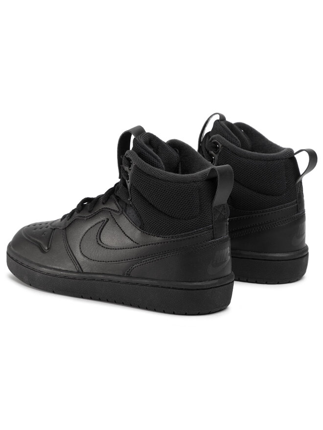 Nike Sneakers Nike Court Borough Mid 2 Boot (Gs) BQ5440 001 Schwarz