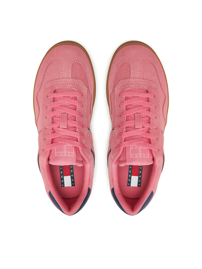 Tommy Jeans Снікерcи Tommy Jeans The Greenwich Suede EN0EN02696 Рожевий
