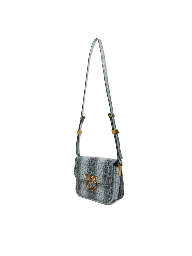 PINKO Kabelka PINKO Love Box Bag Fl Mini PE 25 PLTT 104297 A2CH Zelená