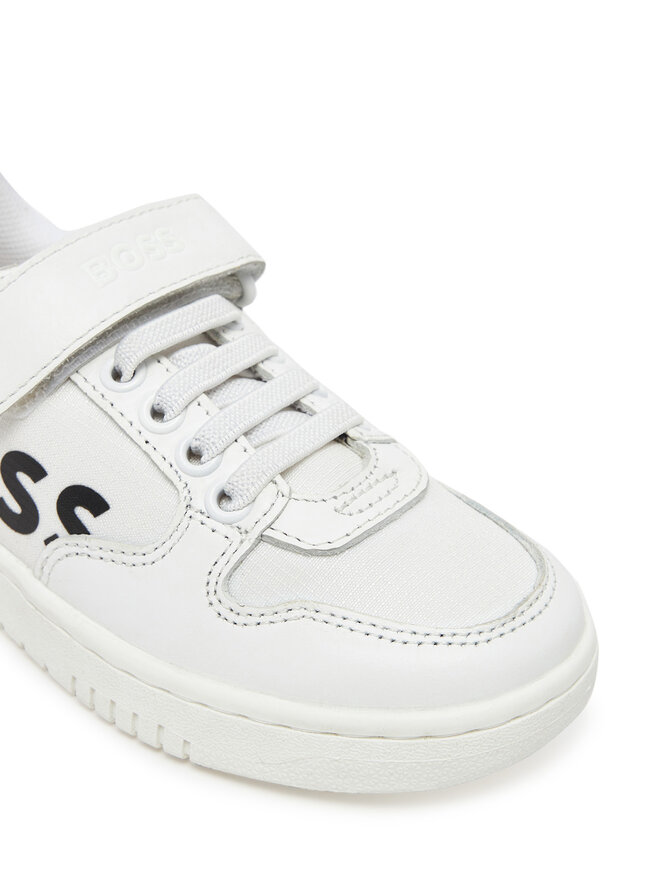 BOSS Sneakersy BOSS J51644 E Biela