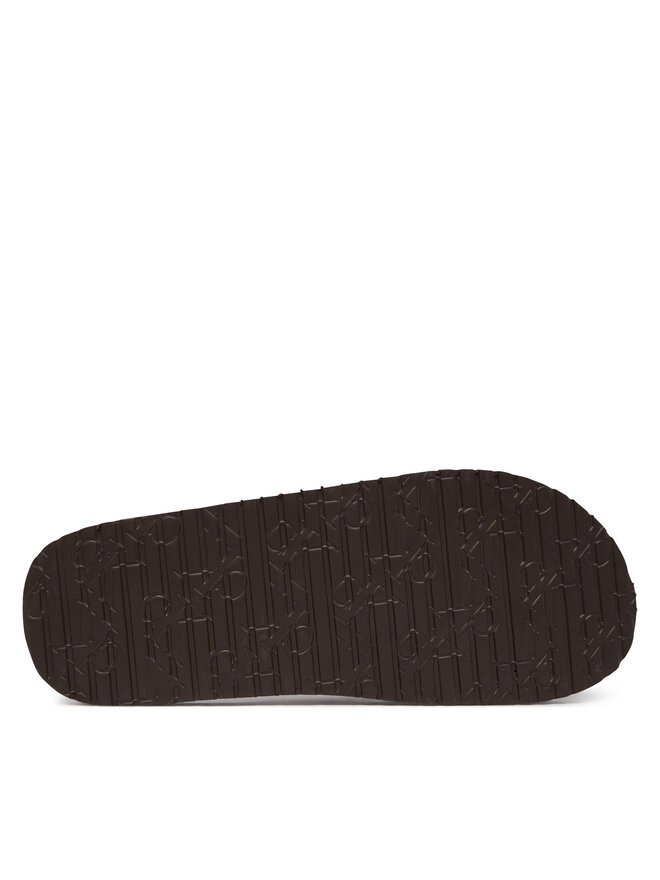 Calvin Klein Zehentrenner Calvin Klein Logo Webbing Strap HM0HM02106 Braun