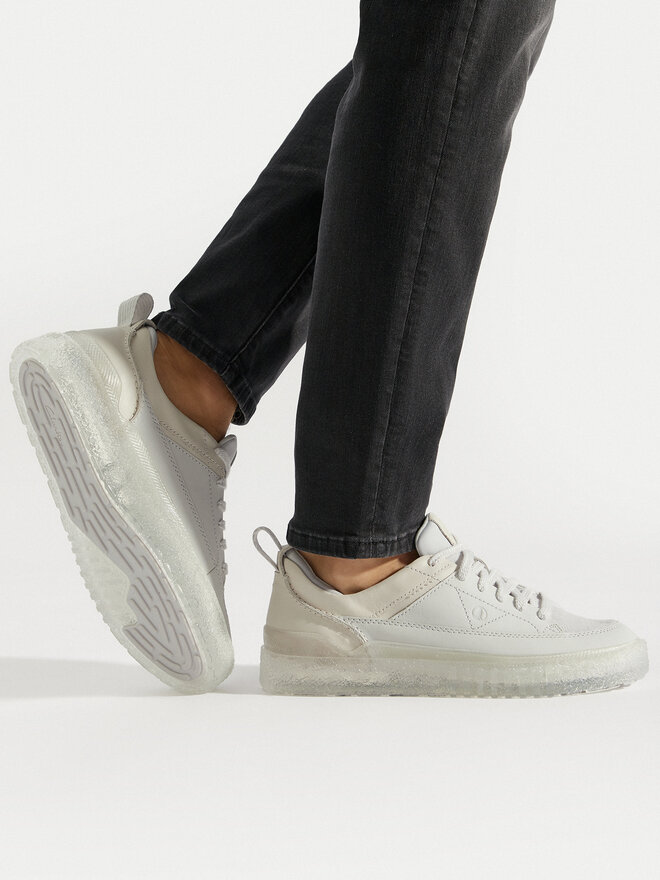 Zapatos Blancos Hombre Tenis Clarks Somerset Lace De Nubuck Para