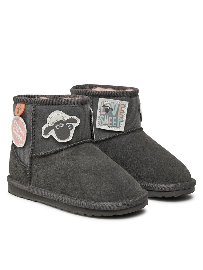 EMU Australia Schneeschuhe EMU Australia Shaun The Sheep Play K13152 Grau