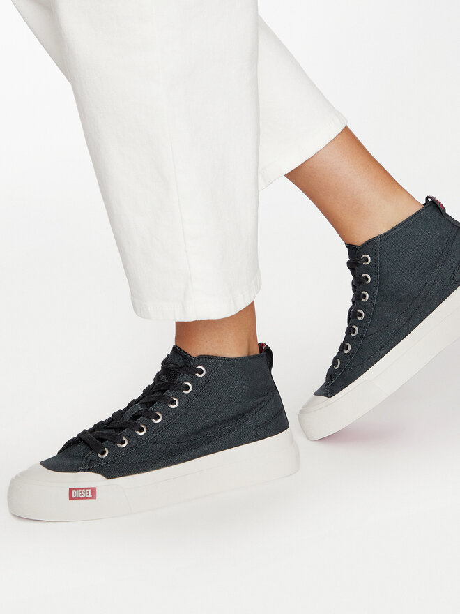 Diesel Sneakers Diesel S-Athos Mid W Y03334 P2994 H1378 Μαύρο