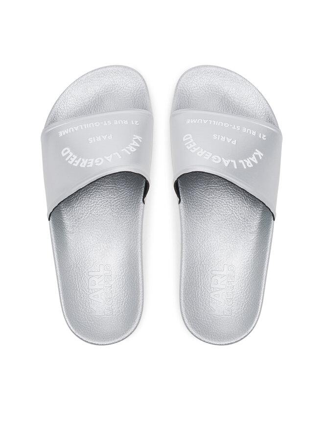 KARL LAGERFELD Natikači KARL LAGERFELD Kondo 2.0 KL80908A Srebrna