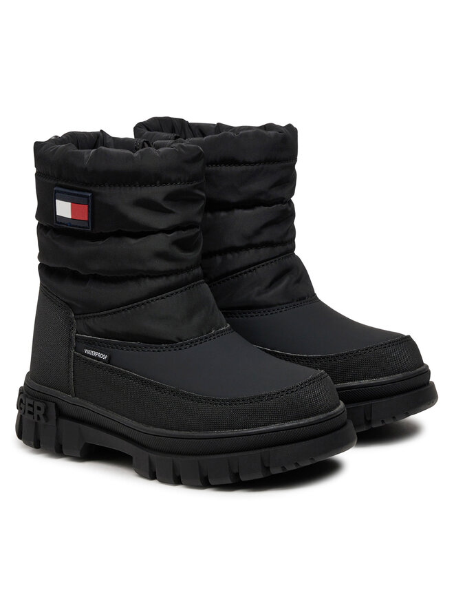 Tommy Hilfiger Schneeschuhe Tommy Hilfiger Fur Boot T3X5-33715-1695 M Schwarz