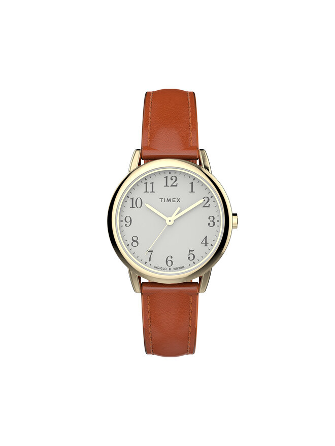 Timex Pulkstenis Timex Easy Reader Classic TW2W32600 Brūns