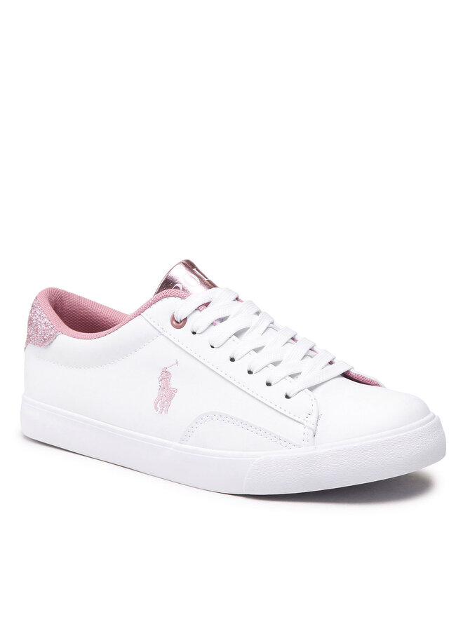 Polo Ralph Lauren Sneakers aus Stoff Polo Ralph Lauren Theron V RF104103 Weiß