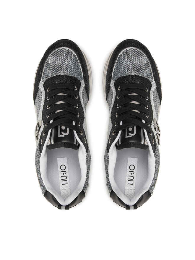 Liu Jo Sneakersy Liu Jo Maxi Wonder 73 BF4007 TX423 Srebrny
