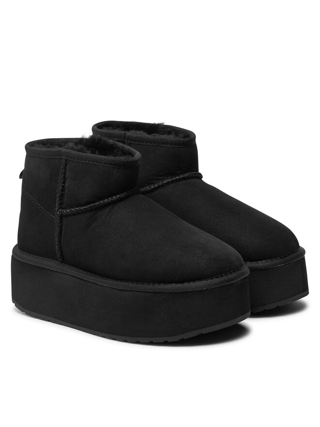 EMU Australia Μπότες Χιονιού EMU Australia Stinger Micro Flatform W13082 Μαύρο