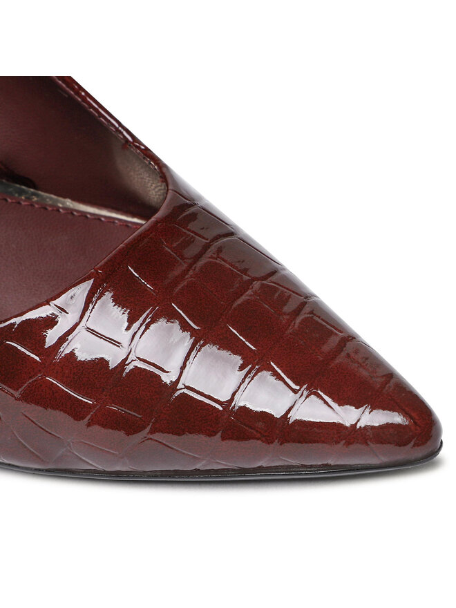 QUAZI Čevlji z visoko peto QUAZI LS5611-02D Bordo rdeča