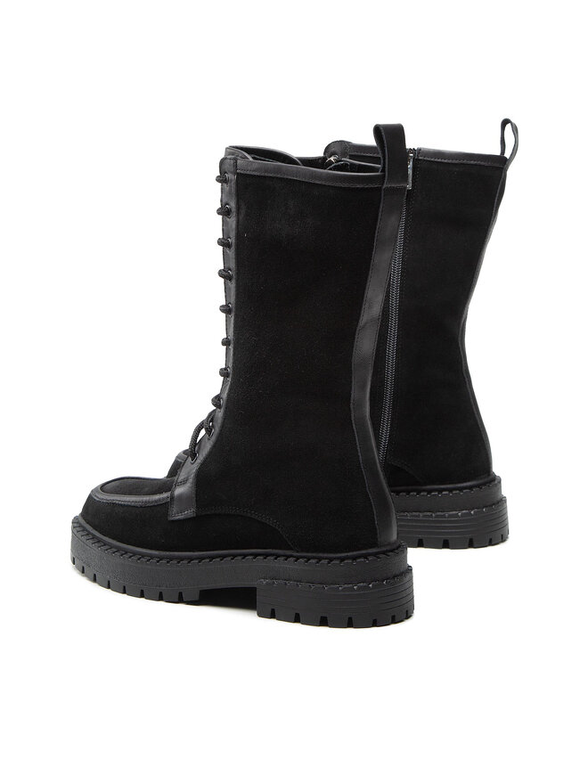 Simple Schnürstiefeletten Simple SL-52-02-000089 Schwarz