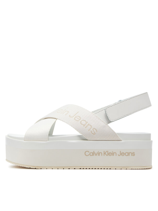Sandalen Calvin Klein Jeans Flatform Sandal Sling In Mr YW0YW01362 