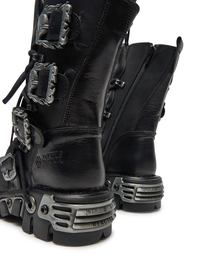Schnürstiefel NEW ROCK M-391-S1 Schwarz | eschuhe.de