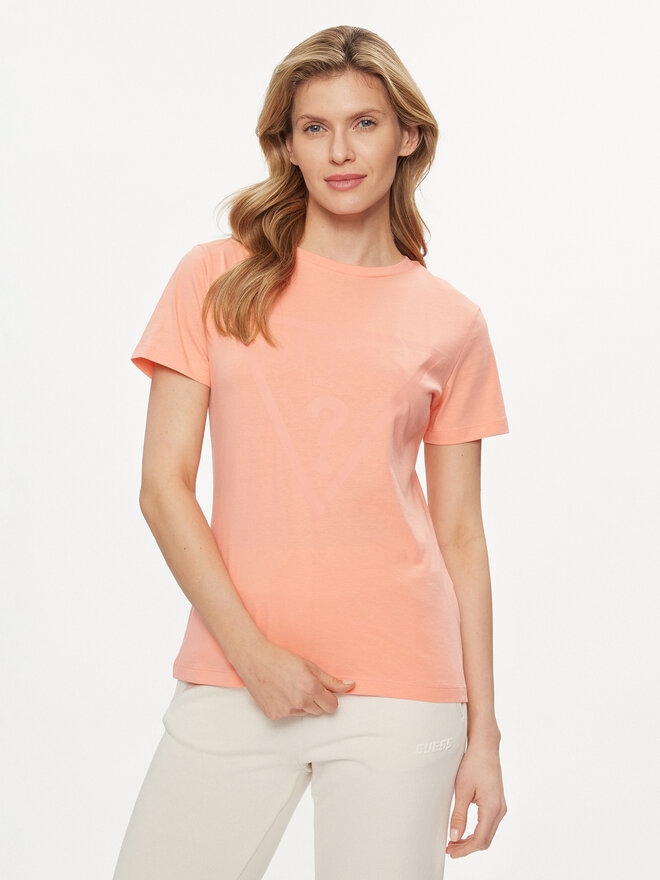 Guess Guess Camiseta Adele V2YI07 K8HM0 Coral Regular Fit