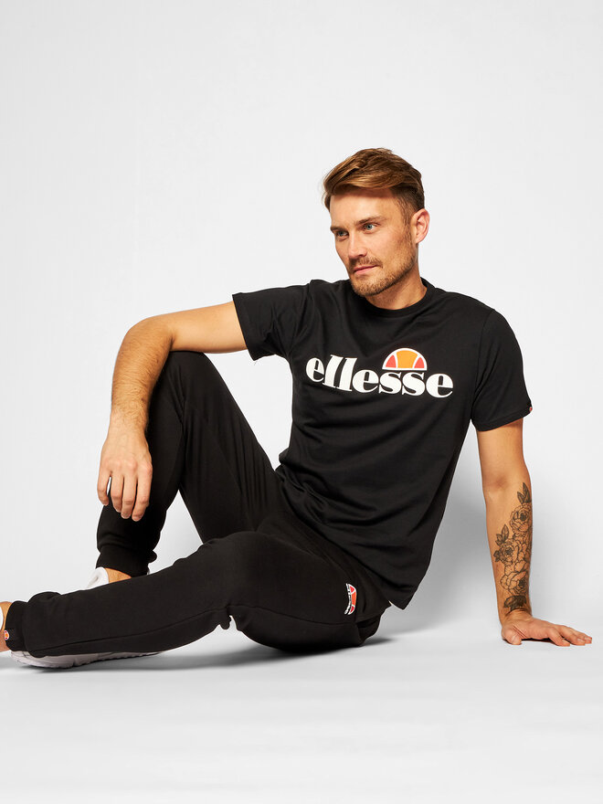 Ellesse Ellesse Marškinėliai Albany Tee SGS03237 Juoda Regular Fit