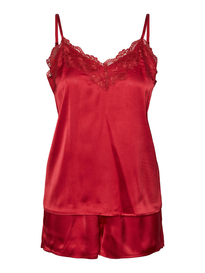 Pieces Pieces Pyjama 17142952 Rot Regular Fit