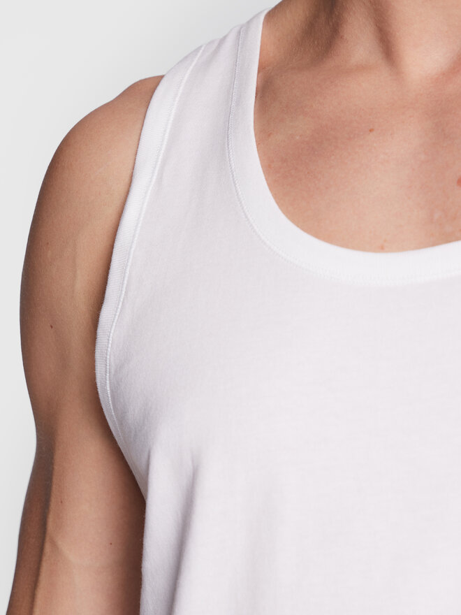 BOSS BOSS Pack de 3 camisetas de tirantes 50475278 Blanco Regular Fit